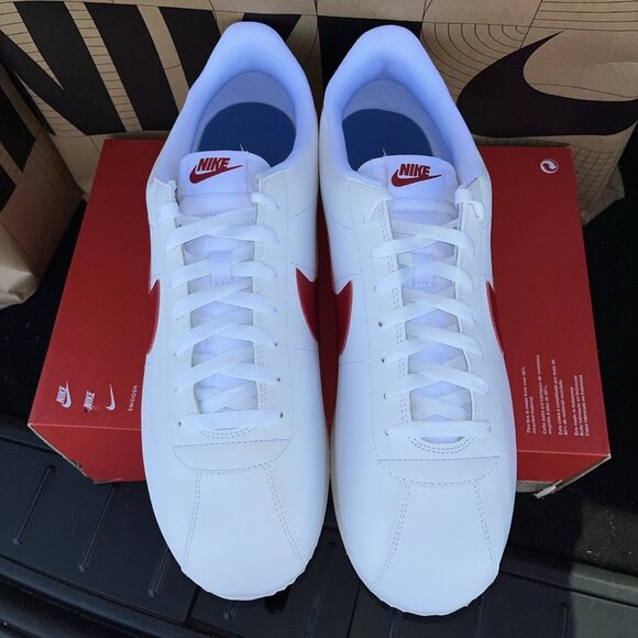 NEW Nike Cortez \'Forrest Gump\' 2024 White Red Blue DM4044-108 Men Size 10 main image 5